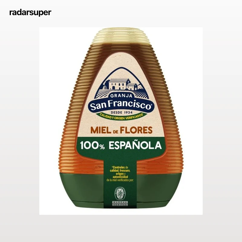 Miel de flores Granja San Francisco 425g antigoteo