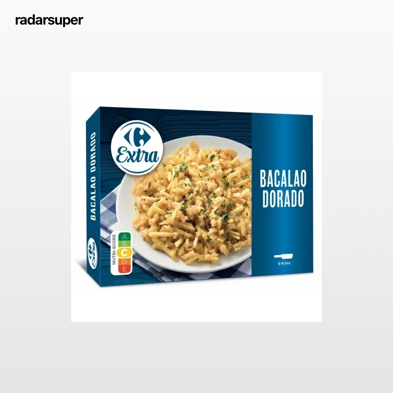 Migas de bacalao dorado Carrefour Extra 240 g.