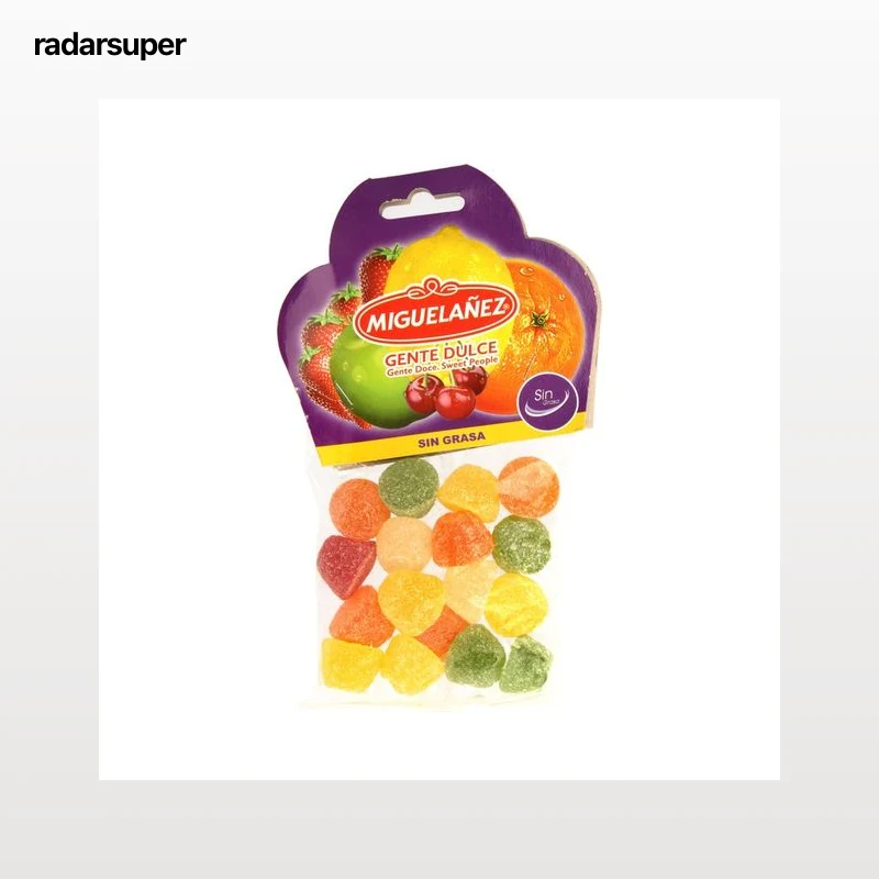 MIGUELAÑEZ Caramelos de goma de colores con sabor a frutas (sin grasa) 150 gr.