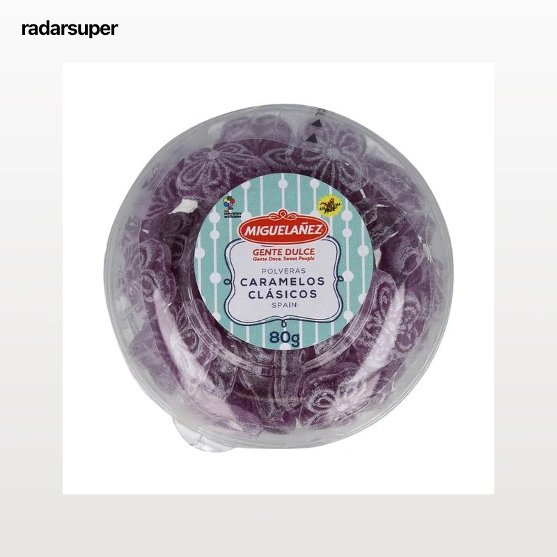 MIGUELAÑEZ Caramelos violeta (en polvera) 80 g.