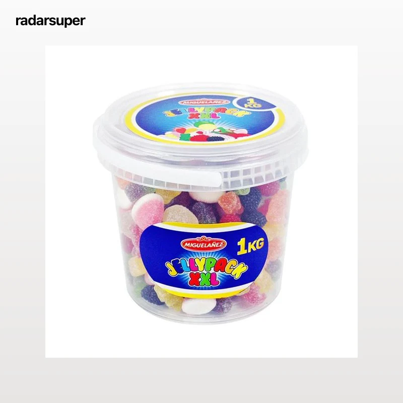 MIGUELAÑEZ Gominola suave sabor a frutas tarro 1 kg.