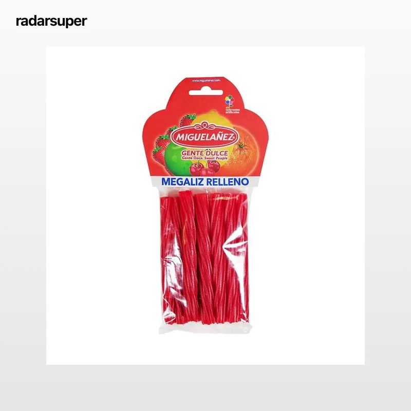 MIGUELAÑEZ Gominolas megaliz rellenas sabor a fresa bolsa 150 g.