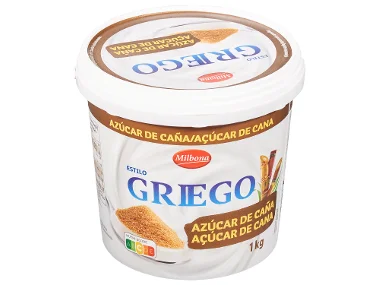 MILBONA Griego con azúcar de caña