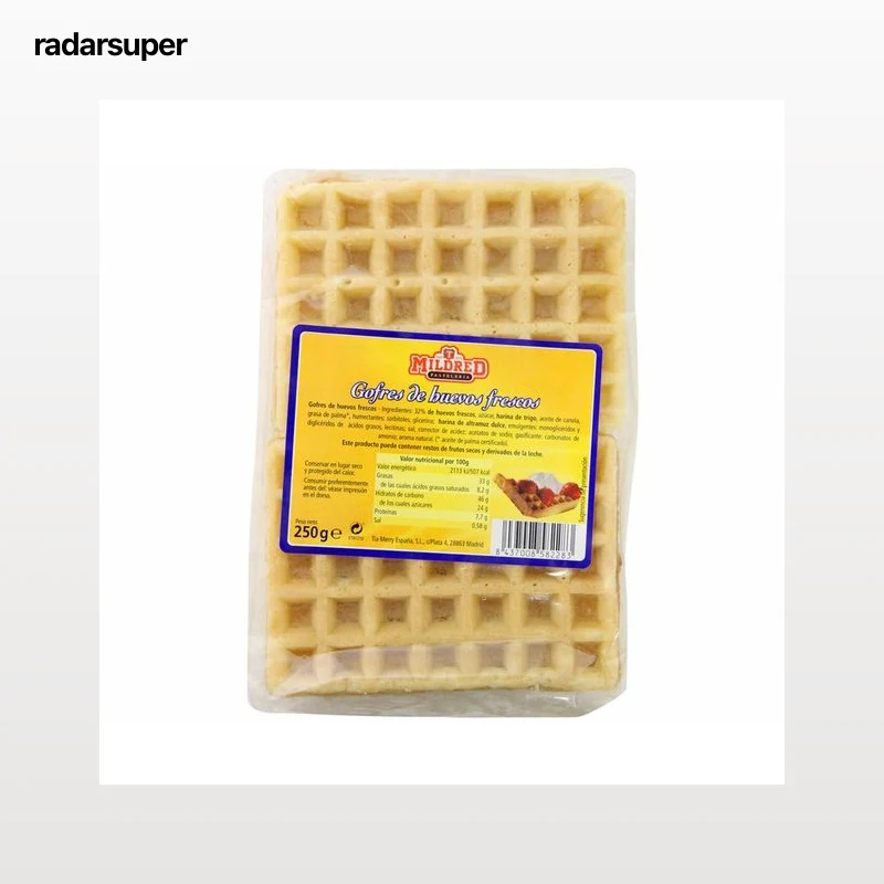 MILDRED Gofres de huevos frescos 250 g.
