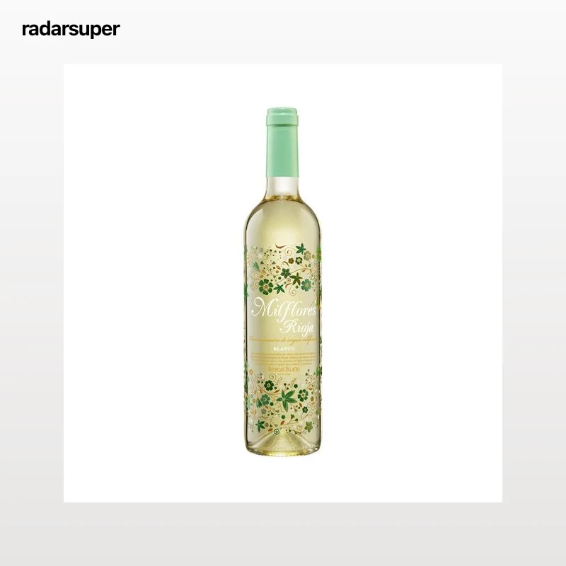 MILFLORES  Vino blanco con D.O. Ca. Rioja MILFLORES botella de 75 cl.