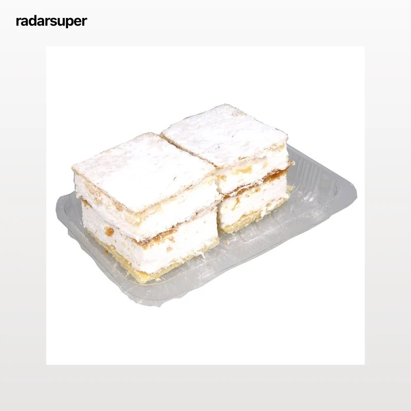 Milhojas de hojaldre rellenas de merengue, 160 gr, 2 uds.