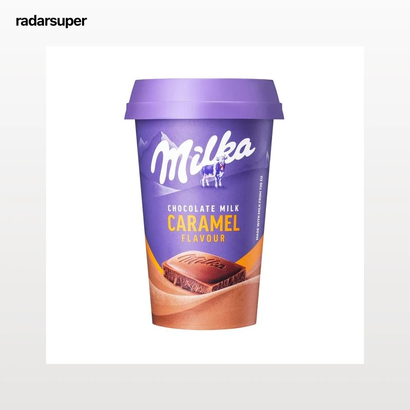 MILKA Bebida de chocolate con leche sabor a caramelo 220 ml.