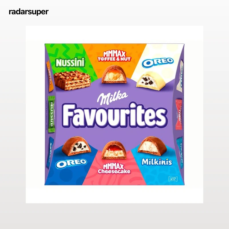 MILKA Bombones caja mixta favoritos 158 gr.