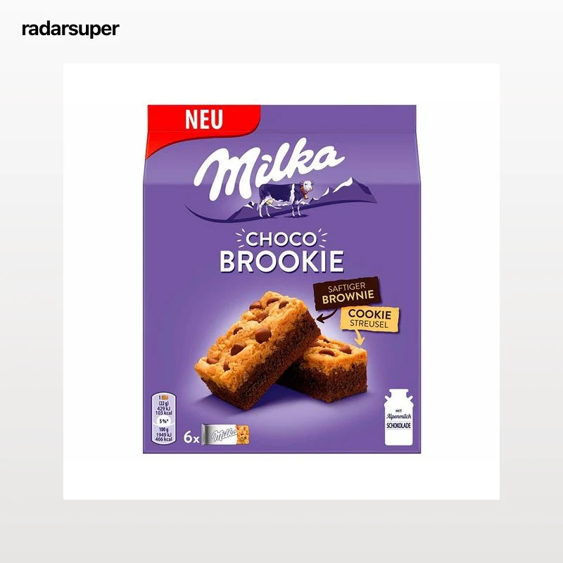 MILKA CHOCO BROOKIE Bizcocho 132 g.