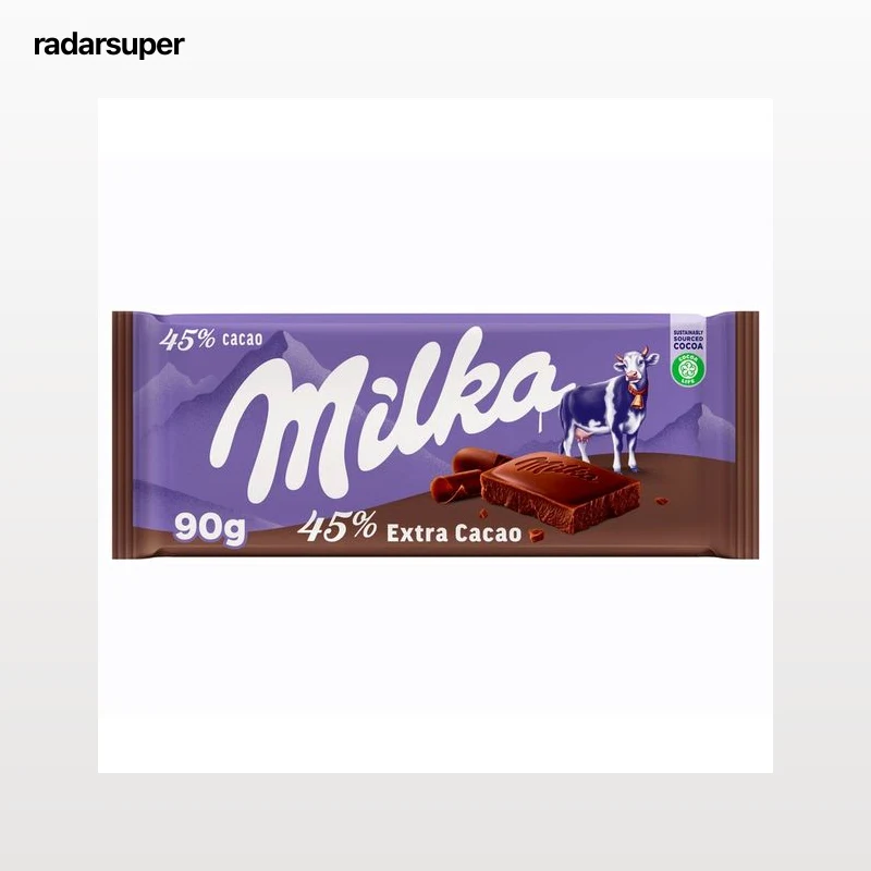 MILKA Chocolate con leche 45 % cacao 90 gr.
