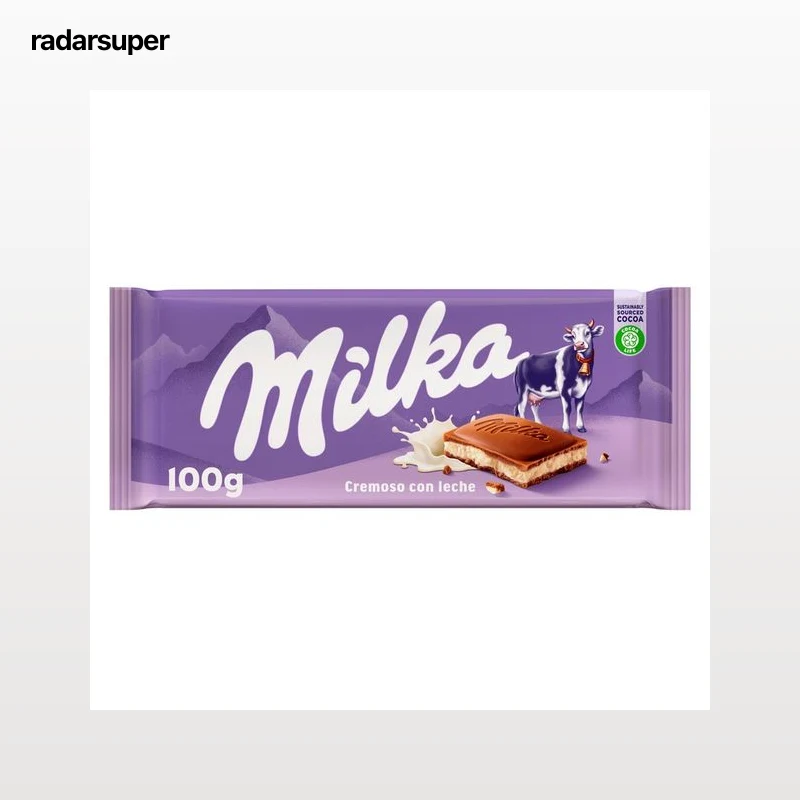 MILKA Chocolate con leche cremoso 100 g.
