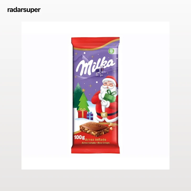 MILKA Chocolate con leche navidad 100 g.