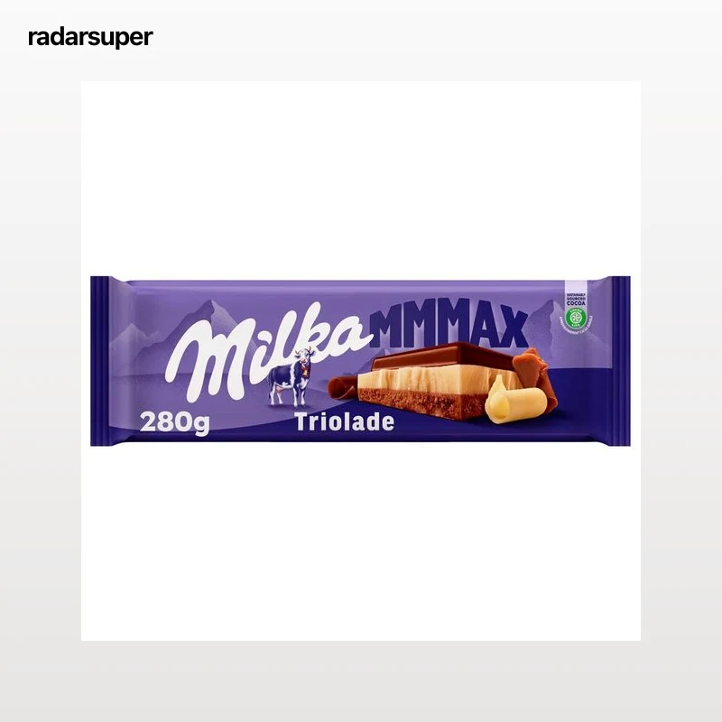 MILKA Chocolate con leche triolade 300 g.
