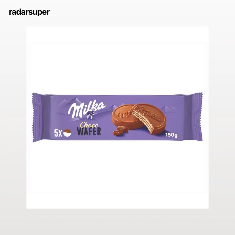 MILKA Galleta barquillo con chocolate 6 uds. 150 g.
