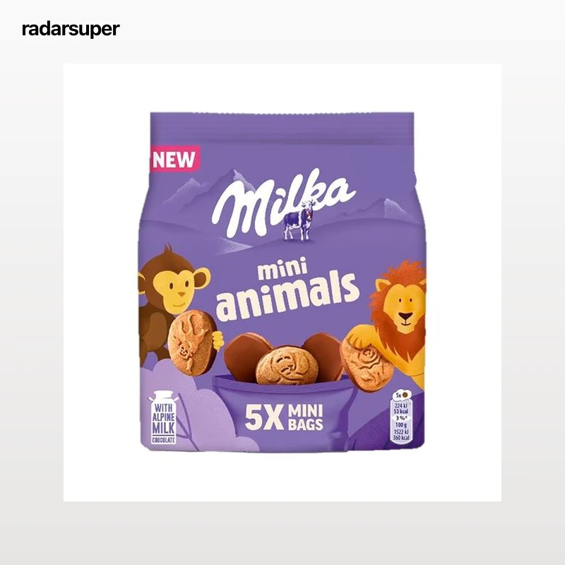 MILKA Galleta mini animals 99,5 g.