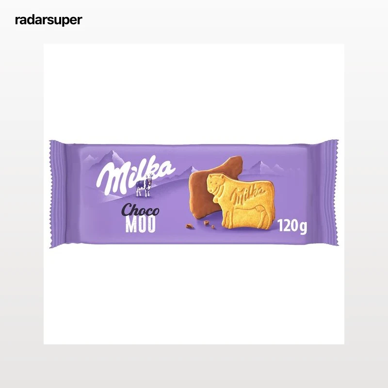 MILKA galletas Choco Moo con chocolate con leche 120 g.