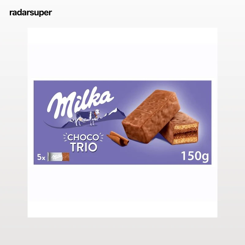MILKA Pastelito relleno de chocolate 150 g.
