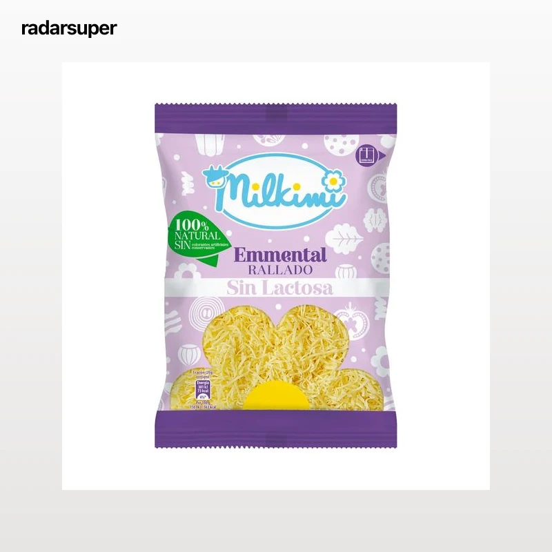 MILKIMI Queso emmental sin lactosa MILKIMI 100 g.