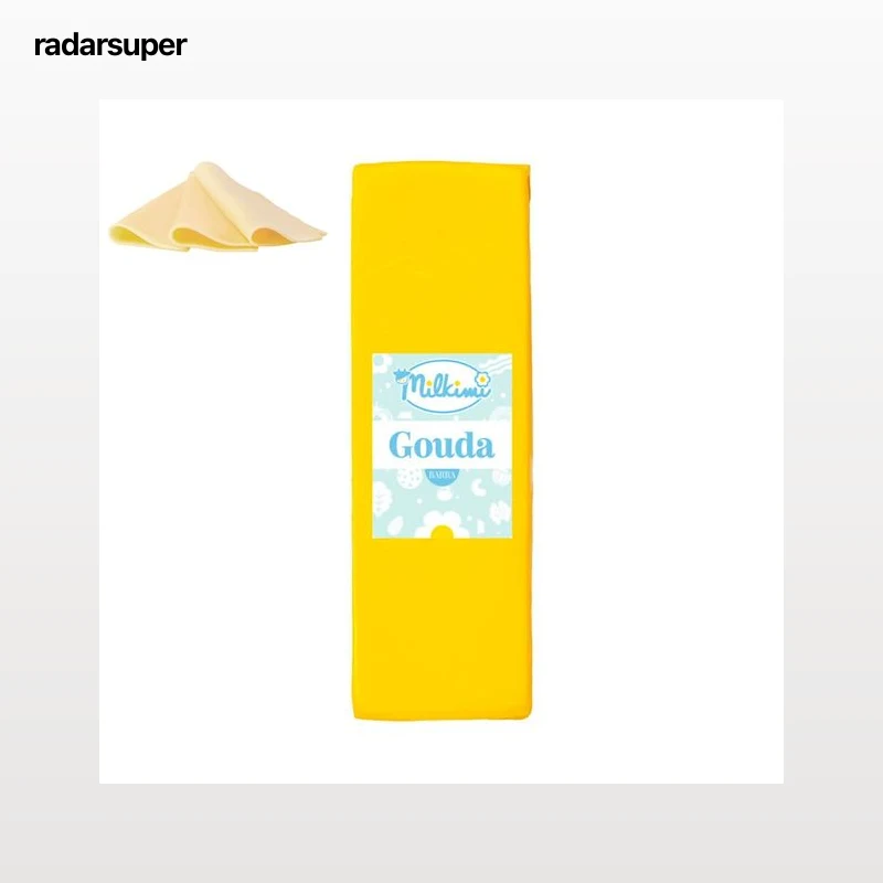 MILKIMI Queso Gouda barra al corte. - Loncha fina 1 mm