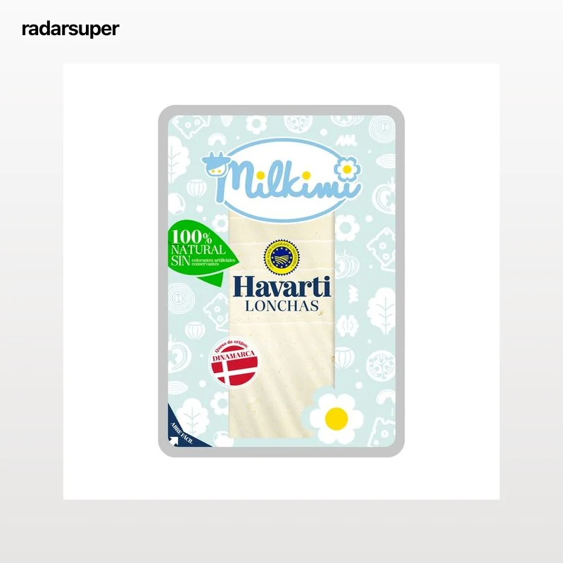 MILKIMI Queso lonchas Havarti IGP MILKIMI 150 g.