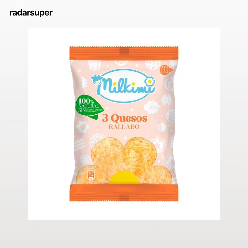 MILKIMI Queso rallado 3 quesos MILKIMI 150 g.