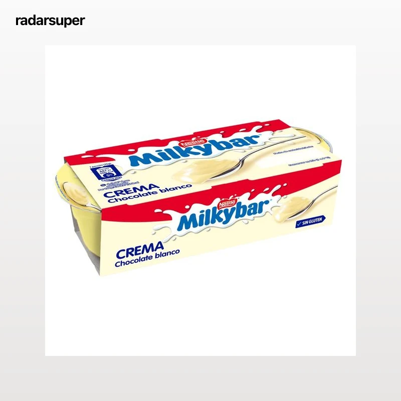 MILKYBAR Crema de chocolate blanco MILKYBAR de Nestlé 2 x 70 g.