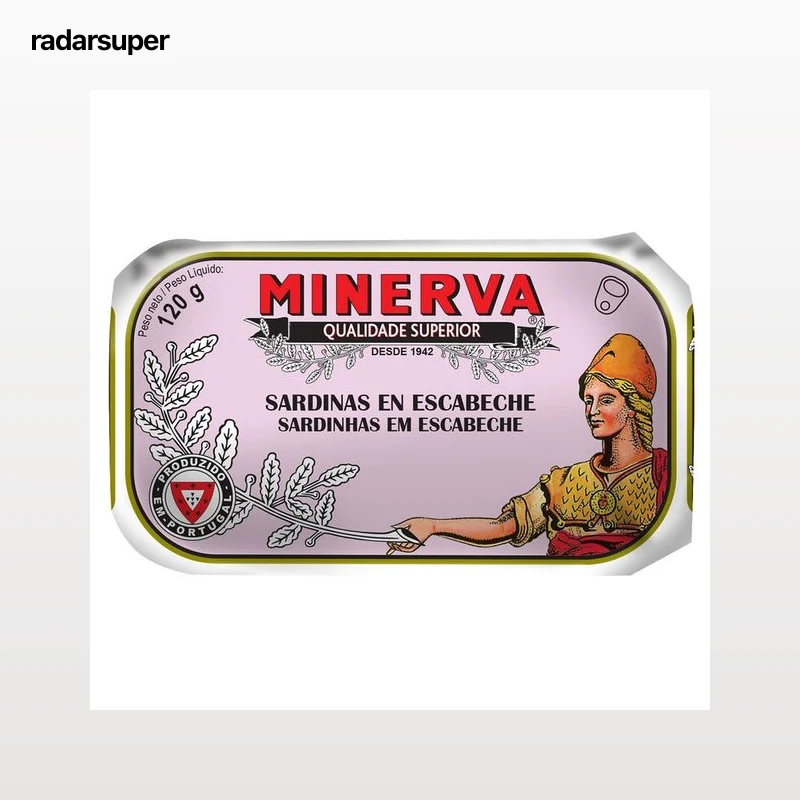 MINERVA Sardinas en escabeche 120 g.