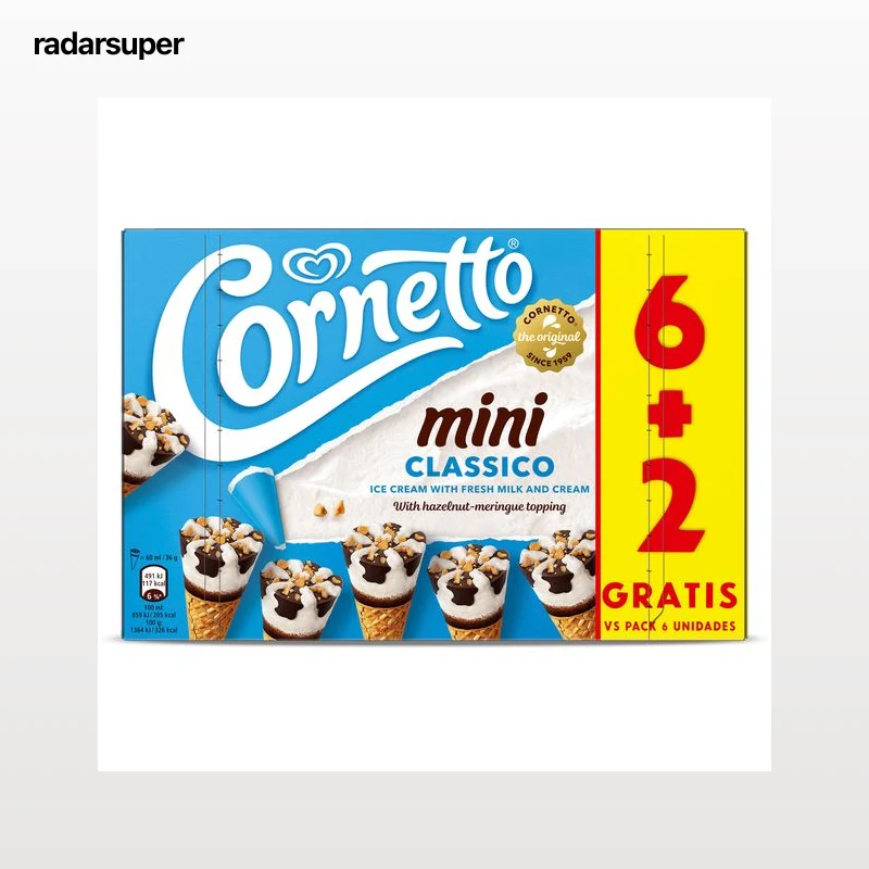 Cornetto mini 8 x 36 g