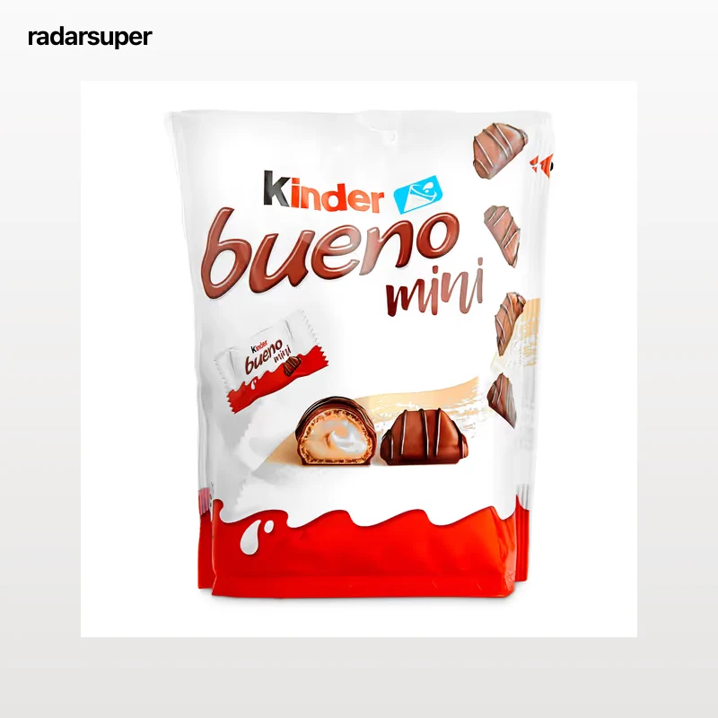 Mini barritas de chocolate con leche y avellanas Kinder 108 g