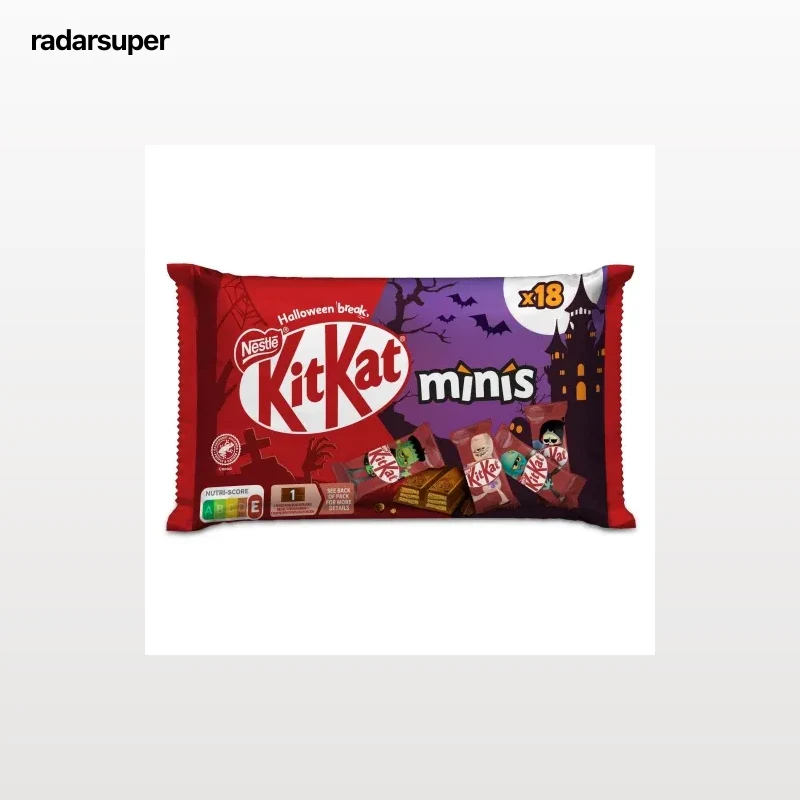 Mini barritas de galleta crujiente cubiertas de chocolate Halloween Nestlé Kit Kat 301 g.