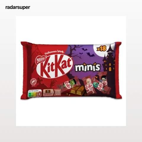 Mini barritas de galleta crujiente cubiertas de chocolate Halloween Nestlé Kit Kat 301 g.