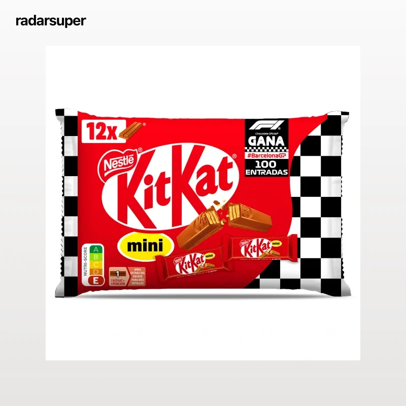 Mini barritas de galleta recubiertas de chocolate Kit Kat 200 g