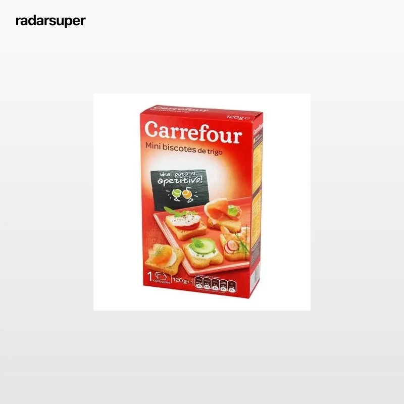 Mini biscotes Carrefour 120 g.