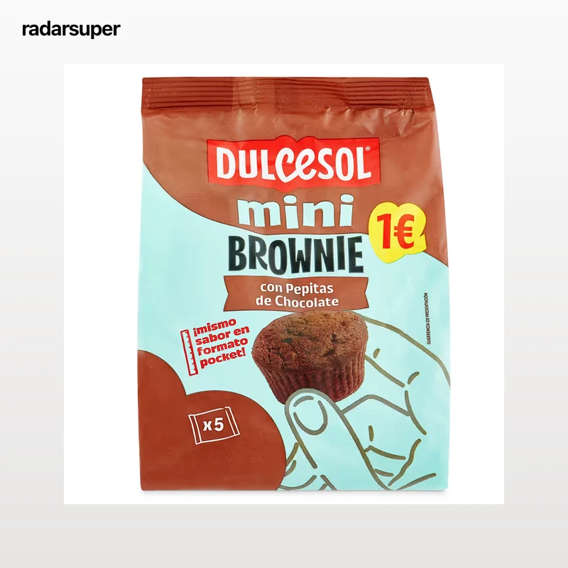 Mini brownies de chocolate Dulcesol 115 g