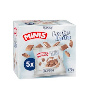 Mini cereales rellenos de leche