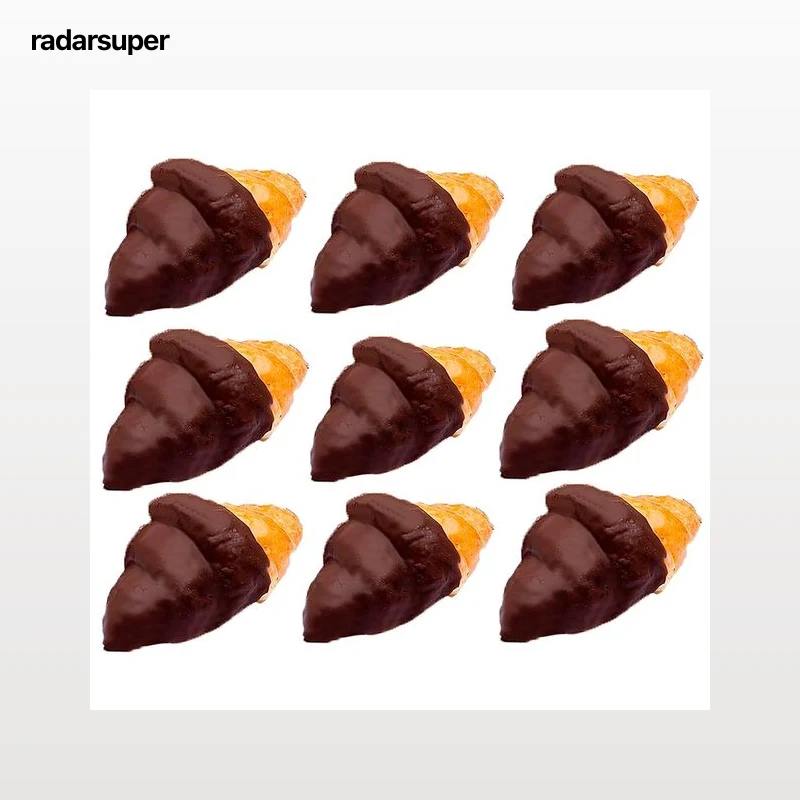 Mini croissant bañado en chocolate 9 uds. 320 g.