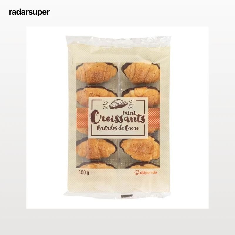 Mini croissants Alipende 150g con medio baño cacao