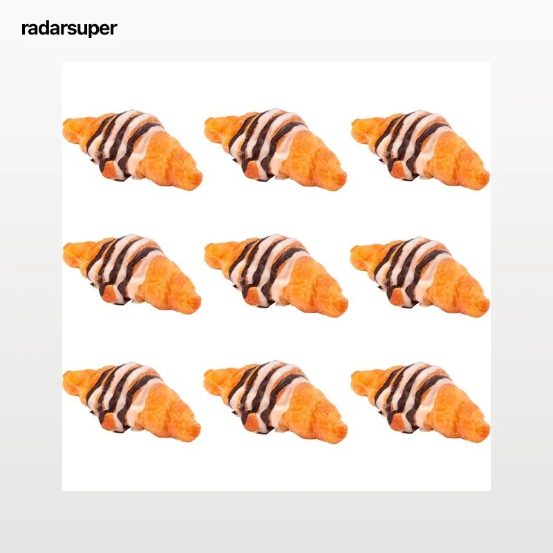 Mini croissants bañados rayados 9 uds. 315 g.