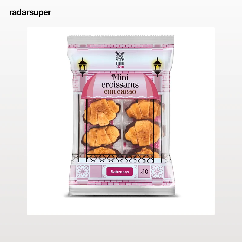 Mini croissants con cacao El molino de Dia 150 g