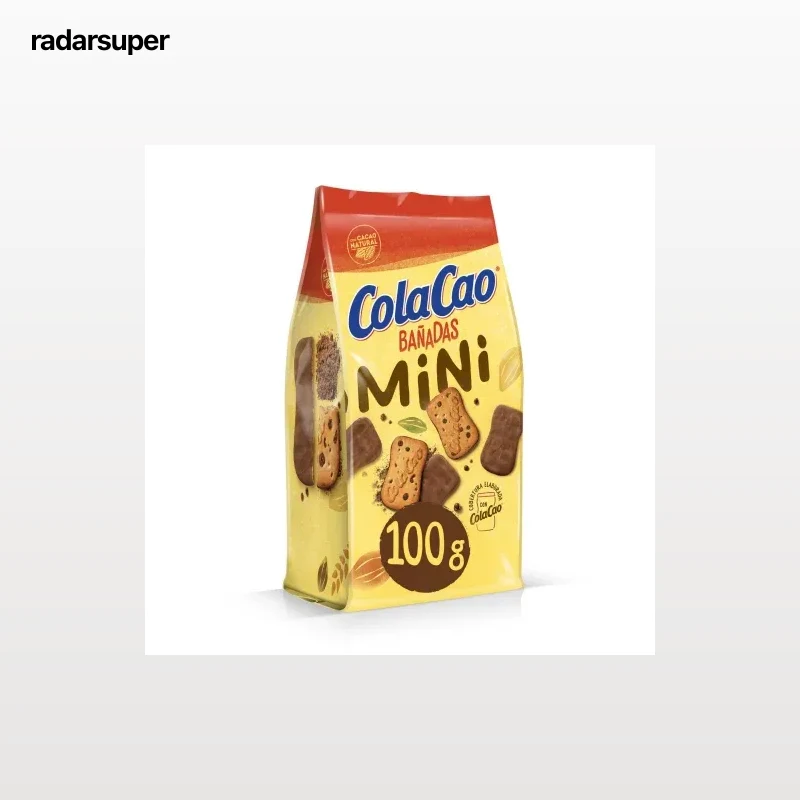Mini galletas bañadas en chocolate ColaCao 100 g.