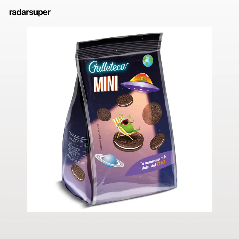 Mini galletas de cacao rellenas de crema Galleteca de Dia 100 g