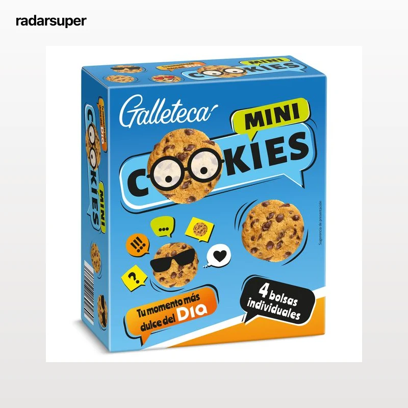 Mini galletas con pepitas de chocolate Galleteca de Dia 160 g