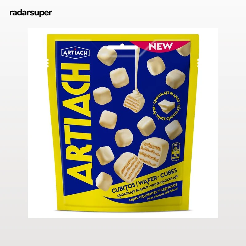 Mini galletas wafers con chocolate blanco Artiach 110 g