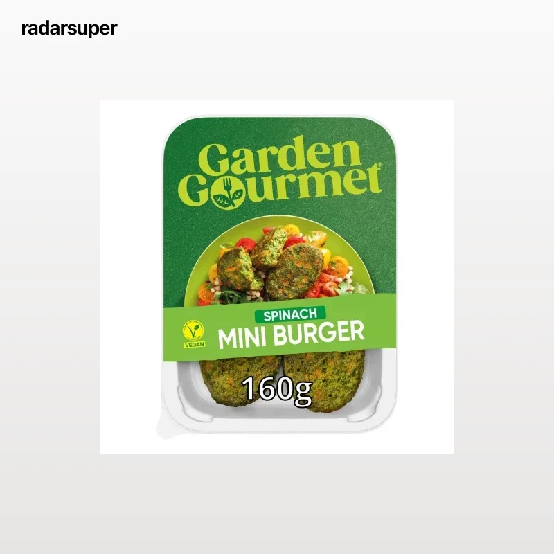 Mini hamburguesa de espinaca Garden Gourmet 160 g.