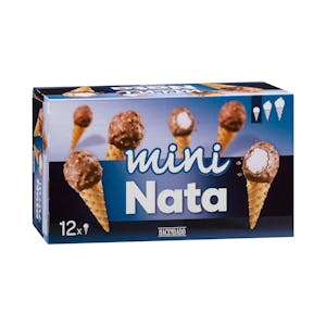 Mini helado cucurucho sabor nata