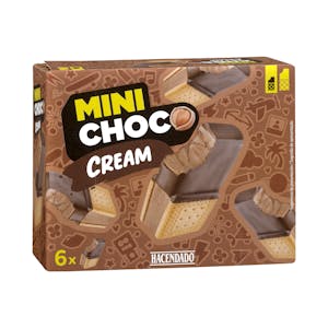 Mini helado sándwich choco cream