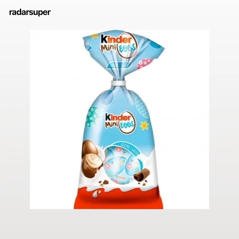 Mini huevos de chocolate con leche Kinder 85 g.