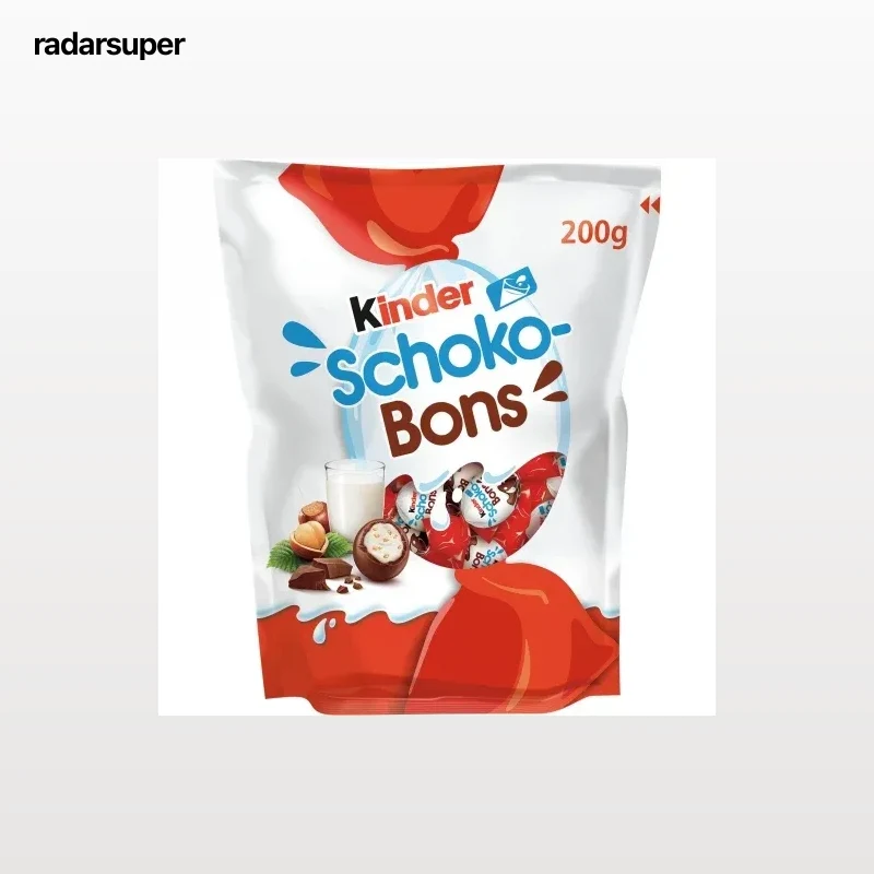 Mini huevos de chocolate rellenos de leche y avellanas Kinder Schokobons 200 g.