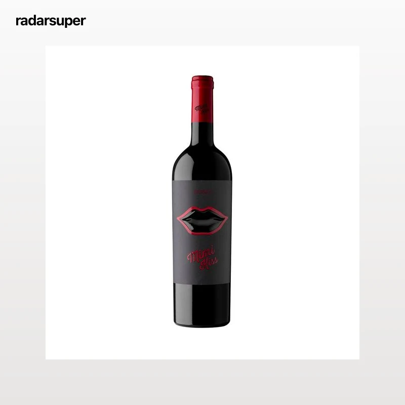 MINI KISS Vino tinto elaborado en Italia botella 75 cl.