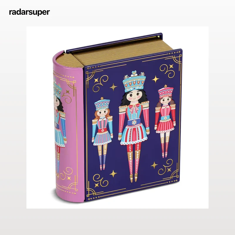Mini lata libro decorativa con galletas brownie Dia Dulce Noel 45 g